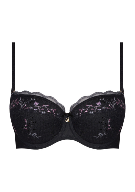 Biustonosz Juno A333 czarny push-up