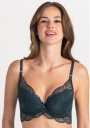 Biustonosz Inez A332 morski push-up Biustonosz Inez A332 morski push-up