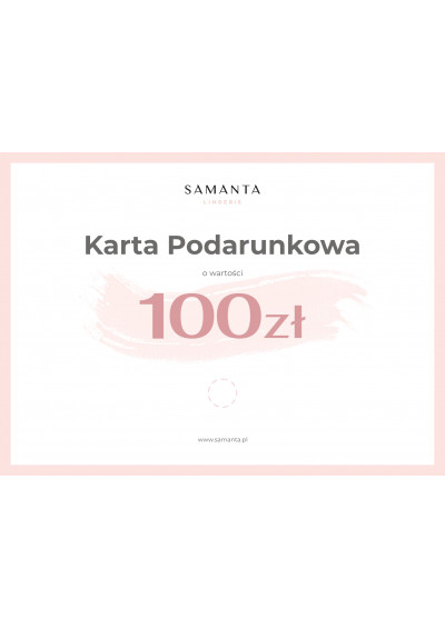 Karta Podarunkowa - 100zł