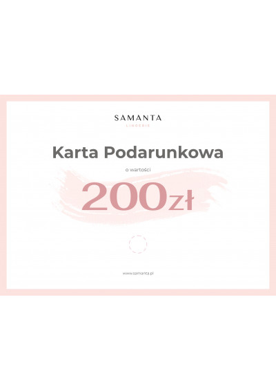 Karta Podarunkowa - 200zł