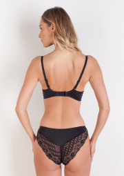 Biustonosz czarny push-up Biustonosz czarny push-up