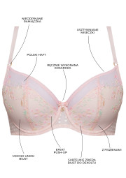 Biustonosz opal push-up Biustonosz opal push-up