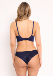 Biustonosz atramentowy push-up Biustonosz atramentowy push-up