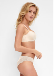 Biustonosz Strapless beżowy bardotka Biustonosz Strapless beżowy bardotka