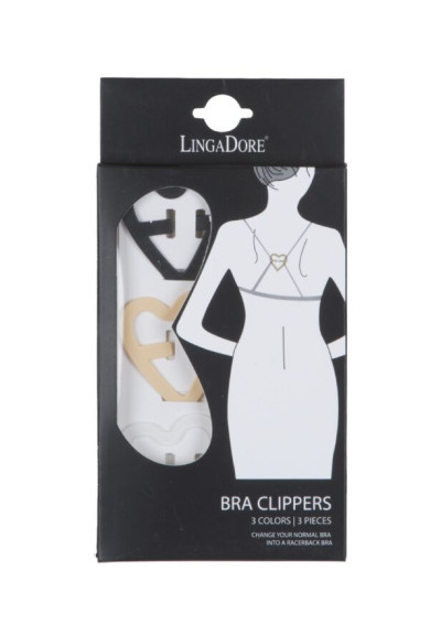 Zestaw klipsów ściągających ramiączka