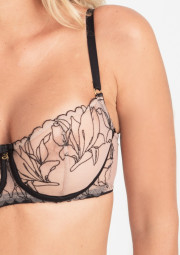 Biustonosz Irina tattoo A142 w kwiaty Biustonosz Irina tattoo A142 w kwiaty