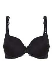 Biustonosz gładki czarny LingaDore Daily Fit 1400-1 Biustonosz gładki czarny LingaDore Daily Fit 1400-1